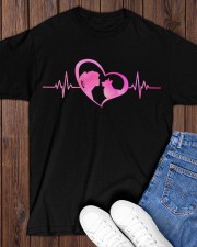 Corgi Mom Heartbeat Classic T-Shirt apparel-classic-tshirt-lifestyle-front-158