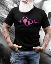 Corgi Mom Heartbeat Classic T-Shirt apparel-classic-tshirt-lifestyle-front-265