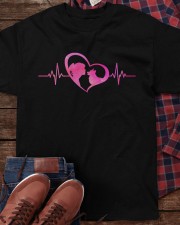 Corgi Mom Heartbeat Classic T-Shirt apparel-classic-tshirt-lifestyle-front-270