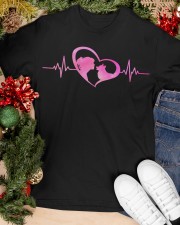 Corgi Mom Heartbeat Classic T-Shirt apparel-classic-tshirt-lifestyle-front-82
