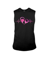 Corgi Mom Heartbeat Sleeveless Tee tile