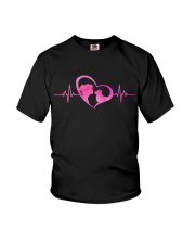 Corgi Mom Heartbeat Youth T-Shirt tile
