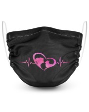 Corgi Mom Heartbeat Masks tile