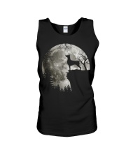 Doberman And Moon Unisex Tank tile