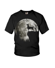 Doberman And Moon Youth T-Shirt tile