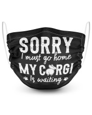 Corgi Sorry I Must Go Home Masks tile