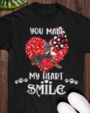 Doberman You Made My Heart Smile Classic T-Shirt apparel-classic-tshirt-lifestyle-front-160