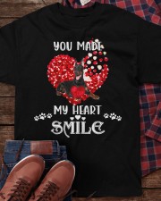 Doberman You Made My Heart Smile Classic T-Shirt apparel-classic-tshirt-lifestyle-front-270