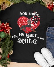 Doberman You Made My Heart Smile Classic T-Shirt apparel-classic-tshirt-lifestyle-front-82