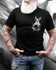 Boston Terrier In Pocket Classic T-Shirt apparel-classic-tshirt-lifestyle-front-265