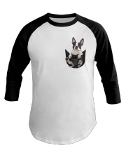 Boston Terrier In Pocket Baseball Tee tile