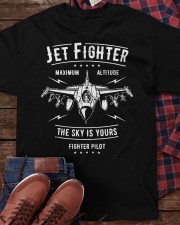 Pilot Jet Fighter Classic T-Shirt apparel-classic-tshirt-lifestyle-front-270