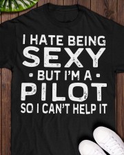 Pilot I Cant Help It Classic T-Shirt apparel-classic-tshirt-lifestyle-front-160