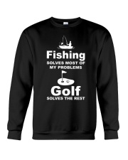 Golf And Fishing Crewneck Sweatshirt tile
