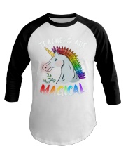 Teachers Are Magical Baseball Tee tile