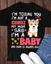 Corgi I Am A Baby Classic T-Shirt apparel-classic-tshirt-lifestyle-front-158