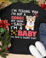 Corgi I Am A Baby Classic T-Shirt apparel-classic-tshirt-lifestyle-front-82