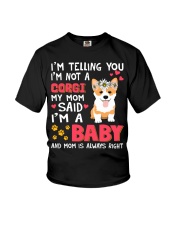 Corgi I Am A Baby Youth T-Shirt tile