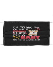 Corgi I Am A Baby Mask tile