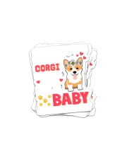 Corgi I Am A Baby Sticker tile