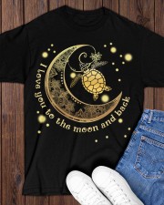 Turtle I Love You To The Moon And Back Classic T-Shirt apparel-classic-tshirt-lifestyle-front-158