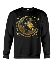 Turtle I Love You To The Moon And Back Crewneck Sweatshirt tile