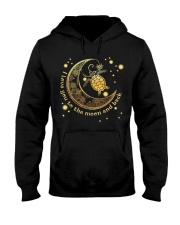 Turtle I Love You To The Moon And Back Hooded Sweatshirt tile