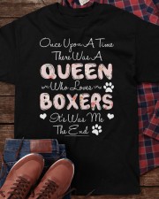 Boxer A Queen Loves Boxers Classic T-Shirt apparel-classic-tshirt-lifestyle-front-270