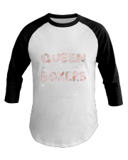 Boxer A Queen Loves Boxers Baseball Tee tile