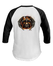 Skull Coolest Rider Baseball Tee tile