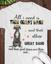 Great Dane All I Need Is Classic T-Shirt apparel-classic-tshirt-lifestyle-front-160