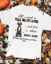 Great Dane All I Need Is Classic T-Shirt custom-t-shirts-classic-lifestyle-front-320