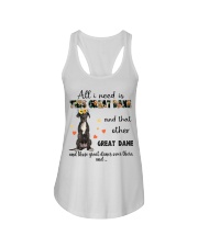 Great Dane All I Need Is Ladies Flowy Tank tile