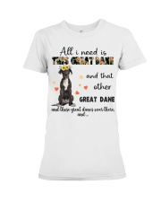 Great Dane All I Need Is Premium Fit Ladies Tee tile