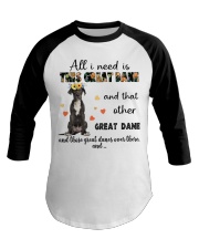 Great Dane All I Need Is Baseball Tee tile