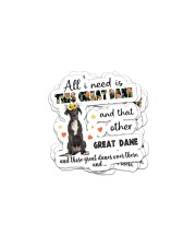 Great Dane All I Need Is Sticker tile