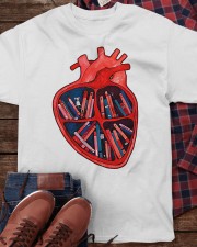 Book Heart Classic T-Shirt apparel-classic-tshirt-lifestyle-front-270