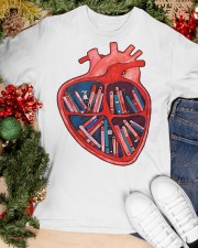 Book Heart Classic T-Shirt apparel-classic-tshirt-lifestyle-front-82