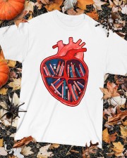 Book Heart Classic T-Shirt custom-t-shirts-classic-lifestyle-front-320