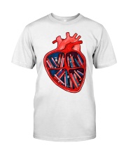 Book Heart Premium Fit Mens Tee tile