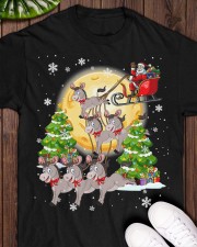 Donkey Christmas - Donkey Tractor Christmas Tree Classic T-Shirt apparel-classic-tshirt-lifestyle-front-160