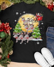 Donkey Christmas - Donkey Tractor Christmas Tree Classic T-Shirt apparel-classic-tshirt-lifestyle-front-82