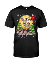 Donkey Christmas - Donkey Tractor Christmas Tree Classic T-Shirt front