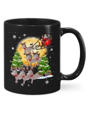 Donkey Christmas - Donkey Tractor Christmas Tree Mugs tile