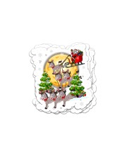 Donkey Christmas - Donkey Tractor Christmas Tree Sticker tile