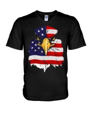 Eagle Flag V-Neck T-Shirt tile
