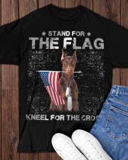 Doberman Stand For The Flag Classic T-Shirt apparel-classic-tshirt-lifestyle-front-158