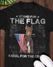 Doberman Stand For The Flag Classic T-Shirt apparel-classic-tshirt-lifestyle-front-160