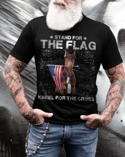 Doberman Stand For The Flag Classic T-Shirt apparel-classic-tshirt-lifestyle-front-265