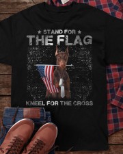Doberman Stand For The Flag Classic T-Shirt apparel-classic-tshirt-lifestyle-front-270